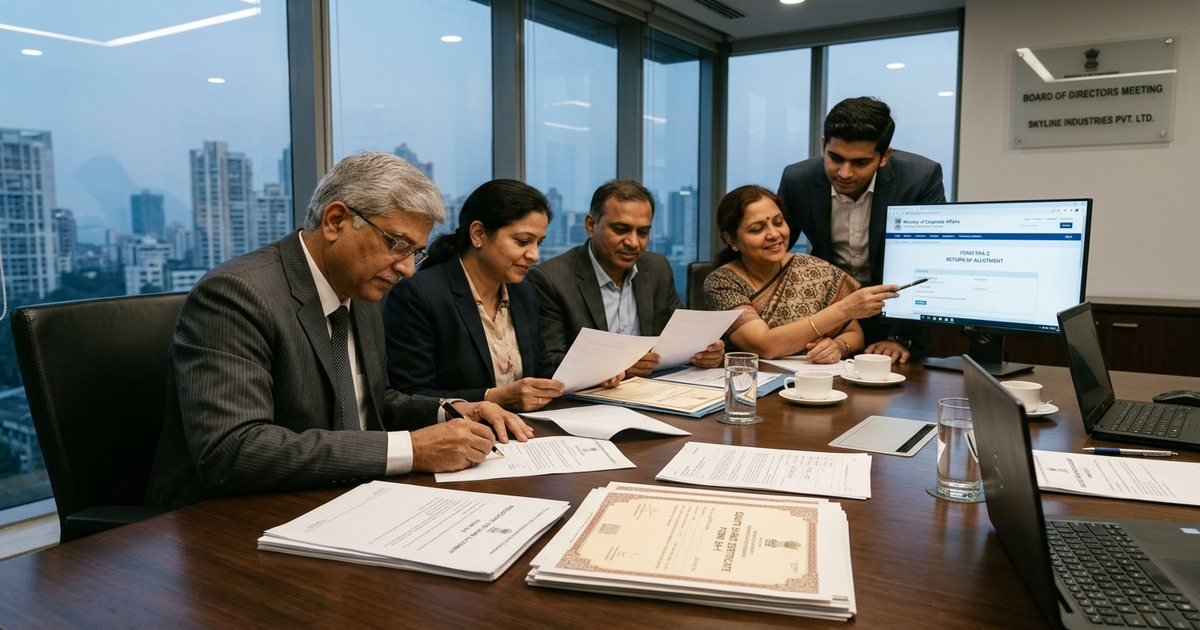 Share Allotment and PAS-3 Filing Under Companies Act 2013: Step-by-Step Procedure